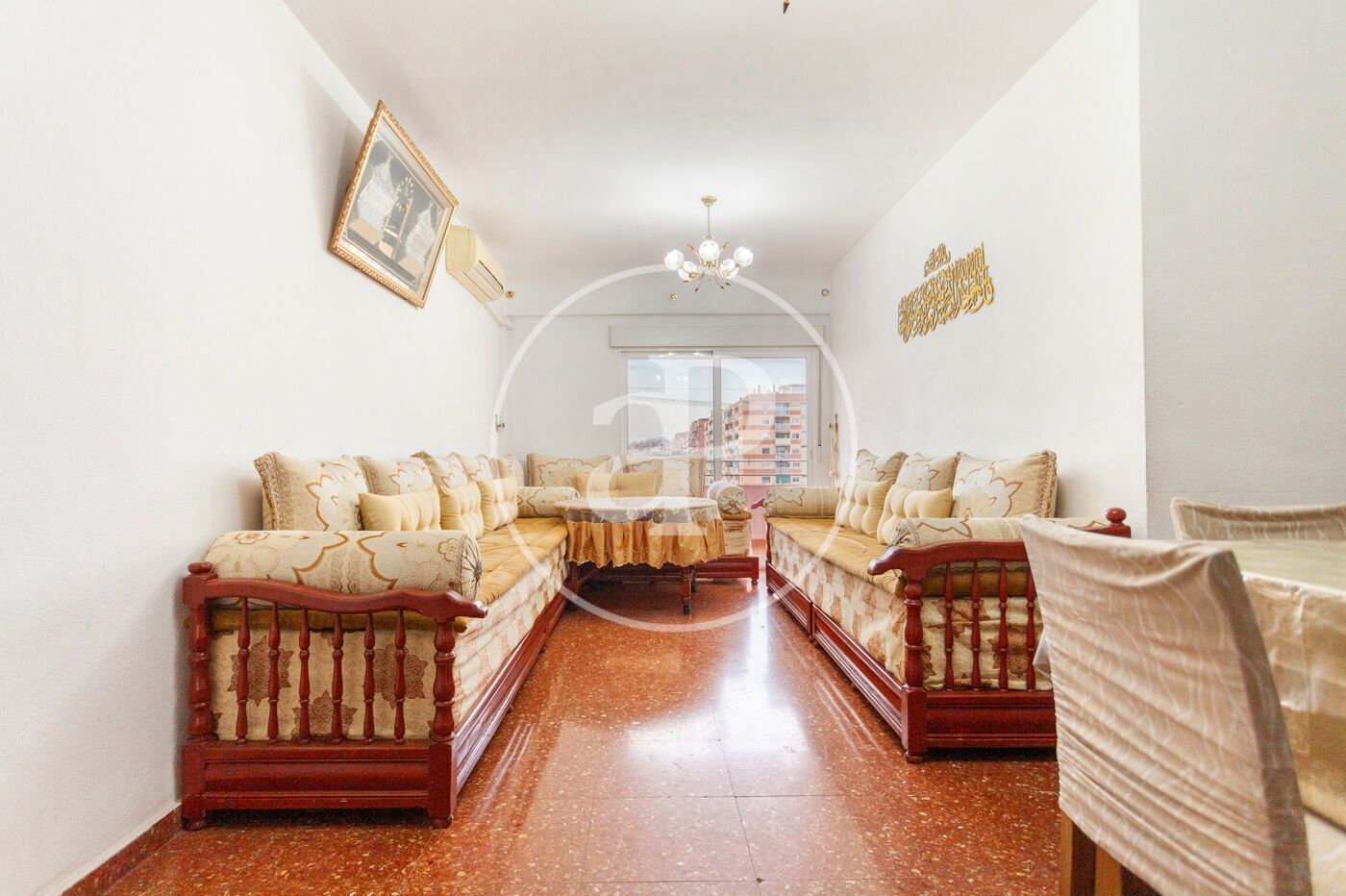Living room of Flat for sale in  Valencia Capital  with Air Conditioner, Heating and Terrace