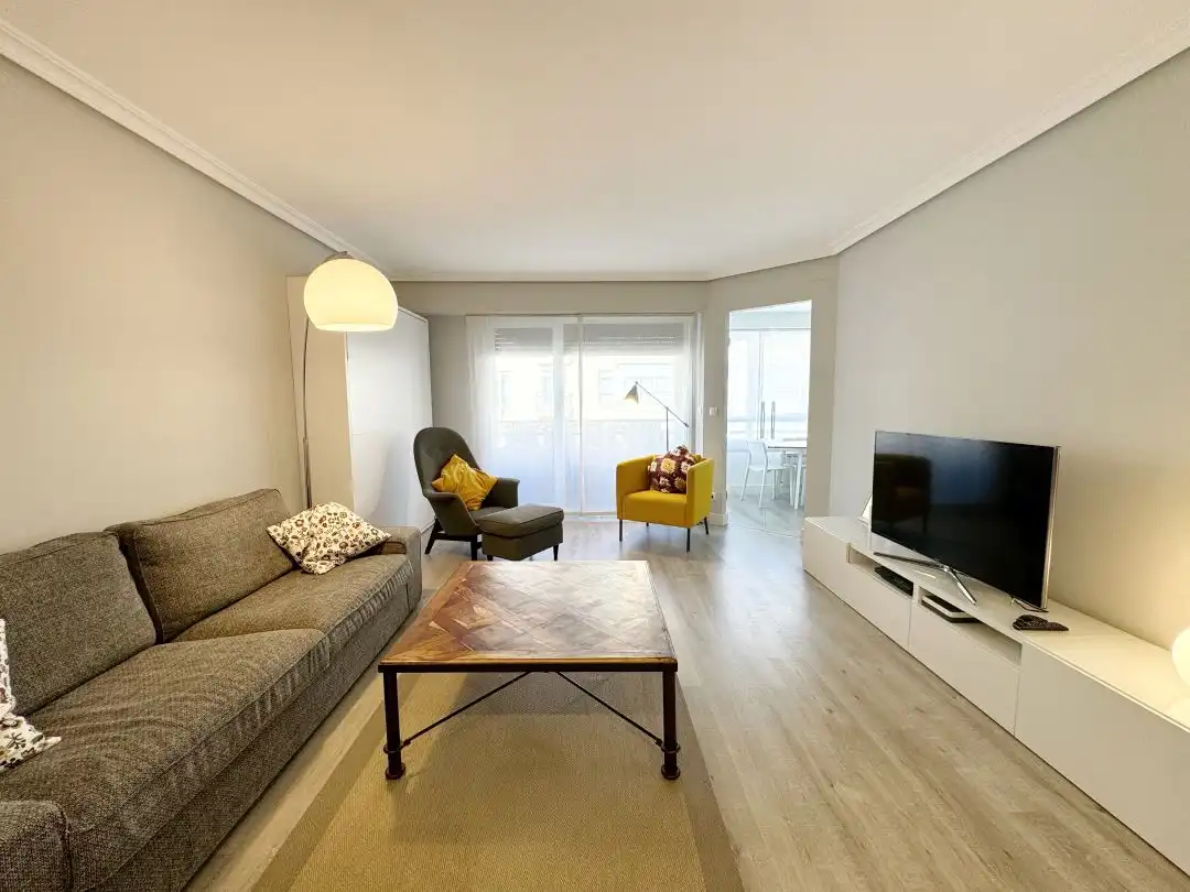 Living room of Flat for rent in Donostia - San Sebastián   with Heating, Terrace and Storage room