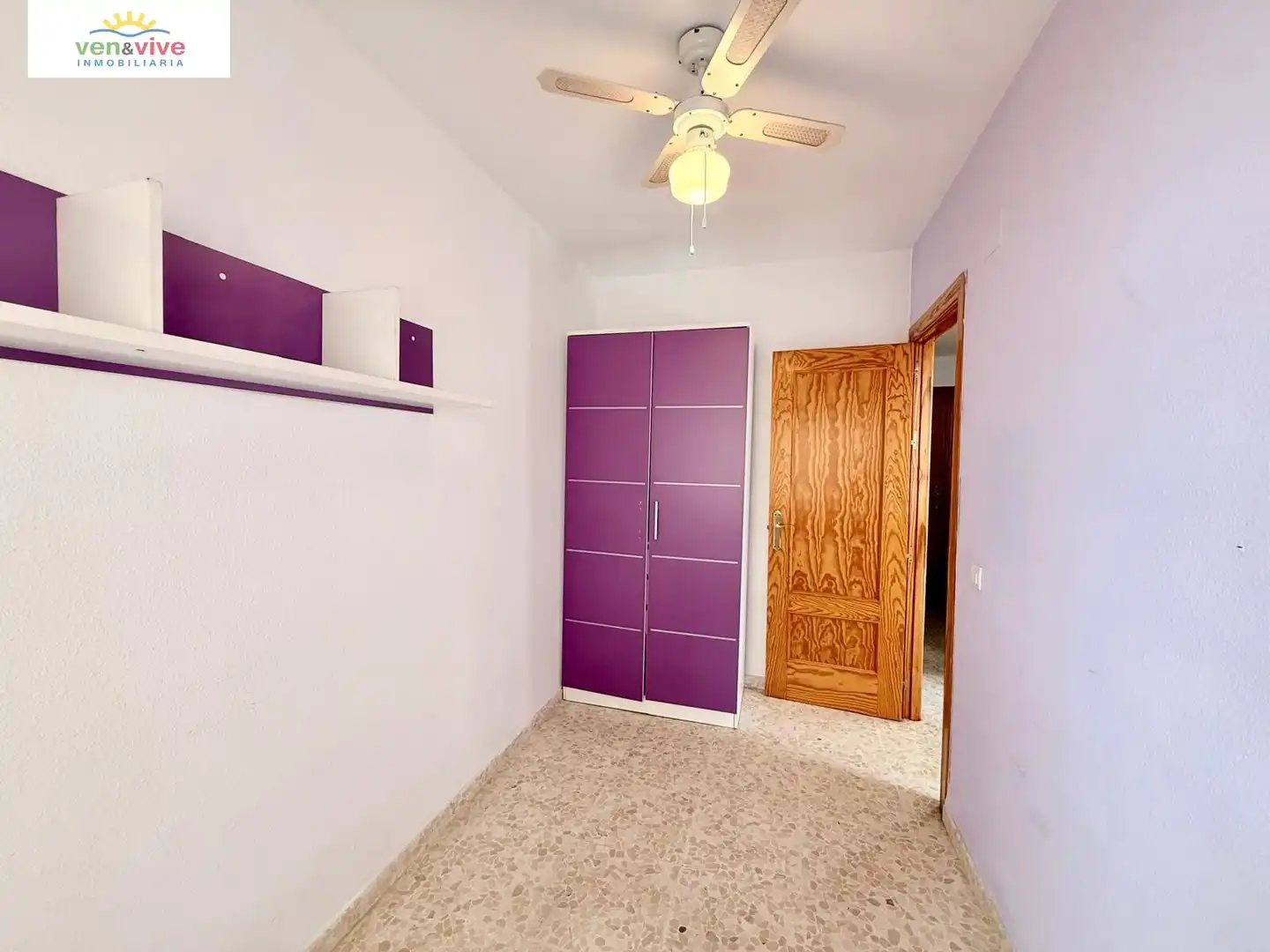 Bedroom of Flat for sale in Roquetas de Mar  with Air Conditioner, Terrace and Community pool