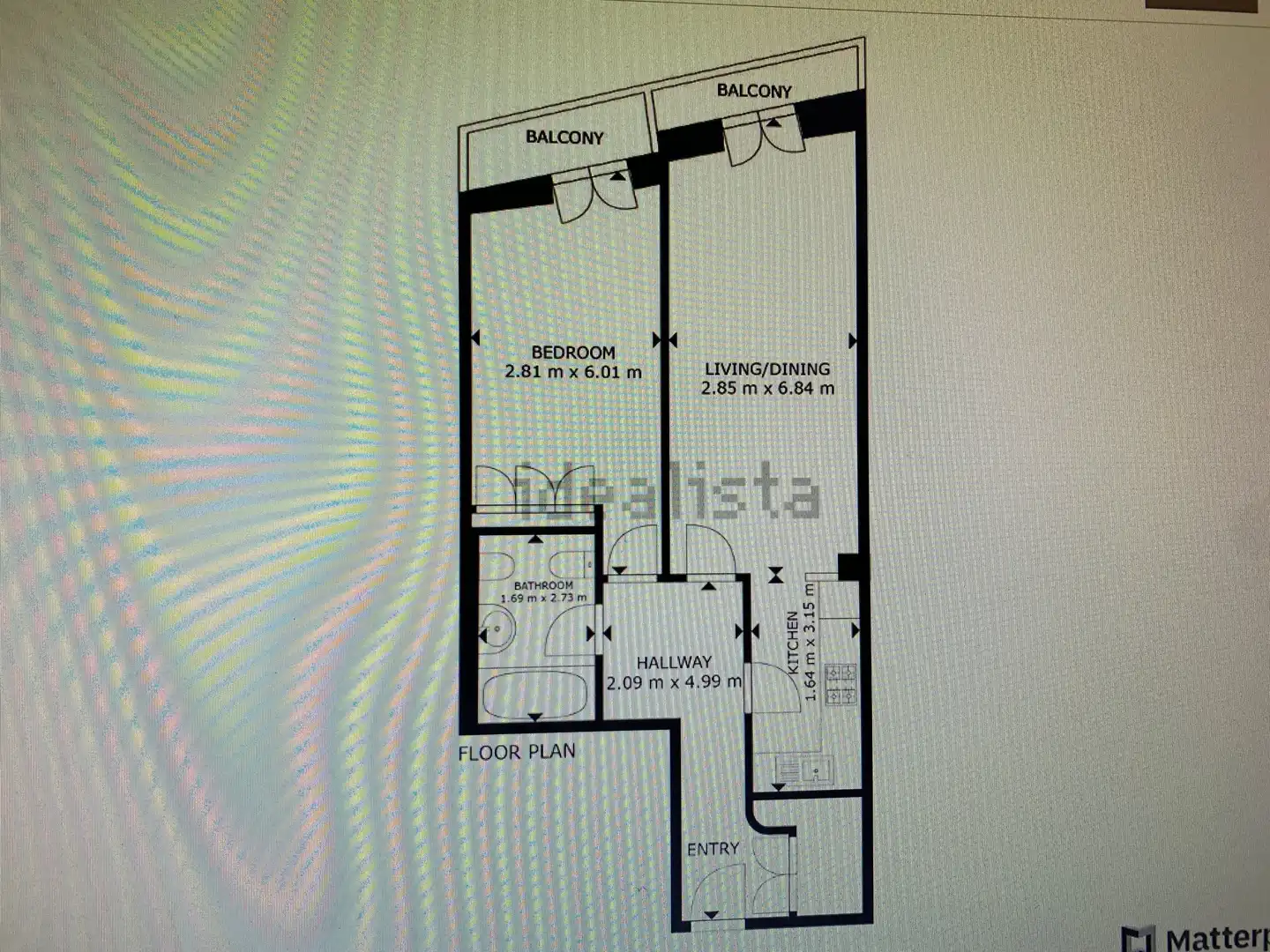 Habitación de Piso en venta en Donostia - San Sebastián  con Calefacción, Parquet y Balcón