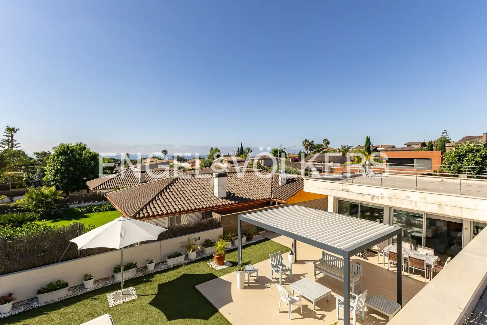 Terrace of Houses for rent in Cabrera de Mar  with Air Conditioner, Heating and Parquet flooring