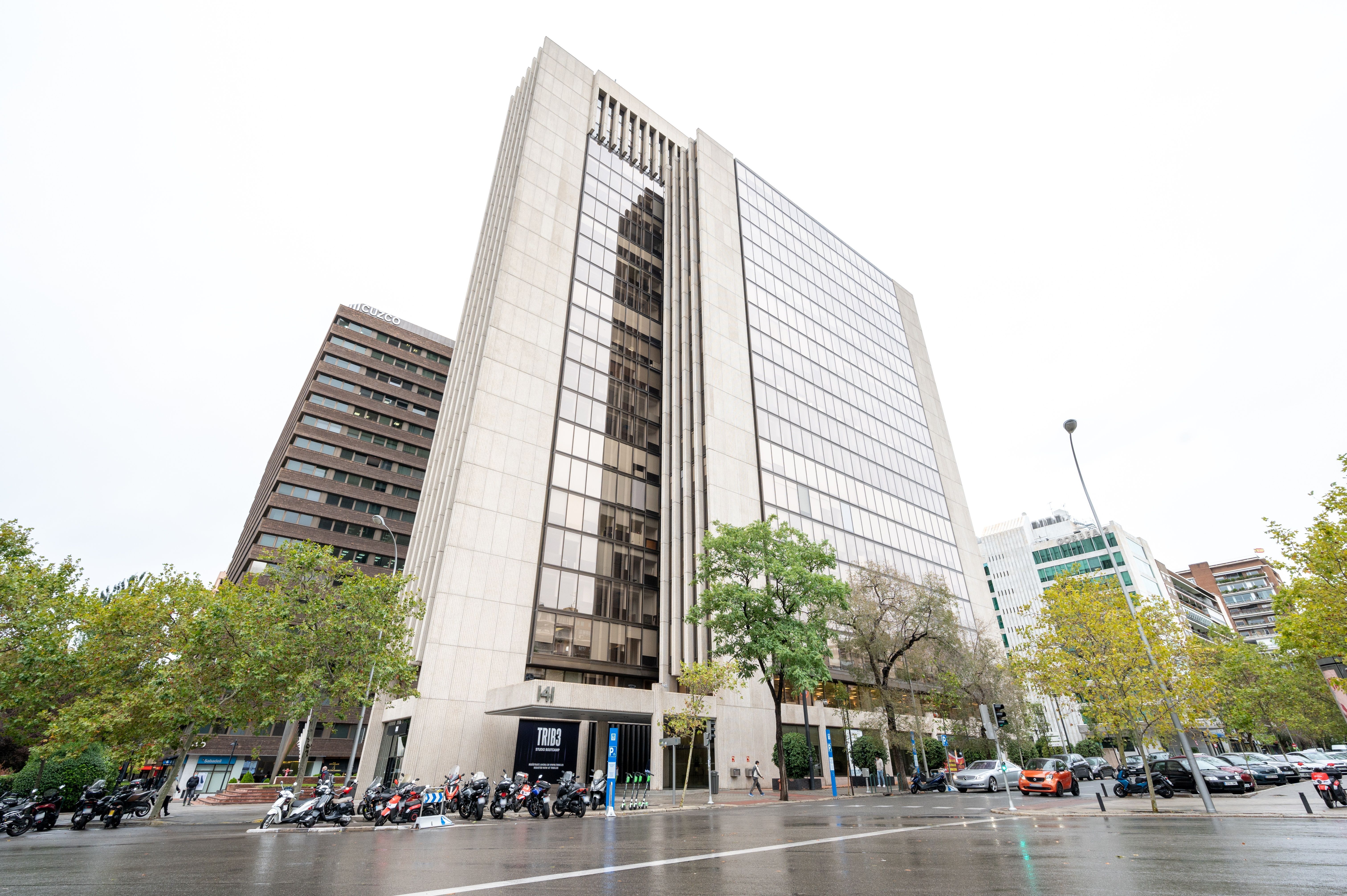 Exterior view of Office to rent in  Madrid Capital  with Air Conditioner, Heating and Furnished