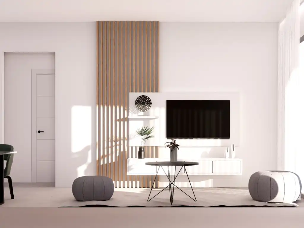 Sala d'estar de Apartament en venda en Finestrat amb Piscina
