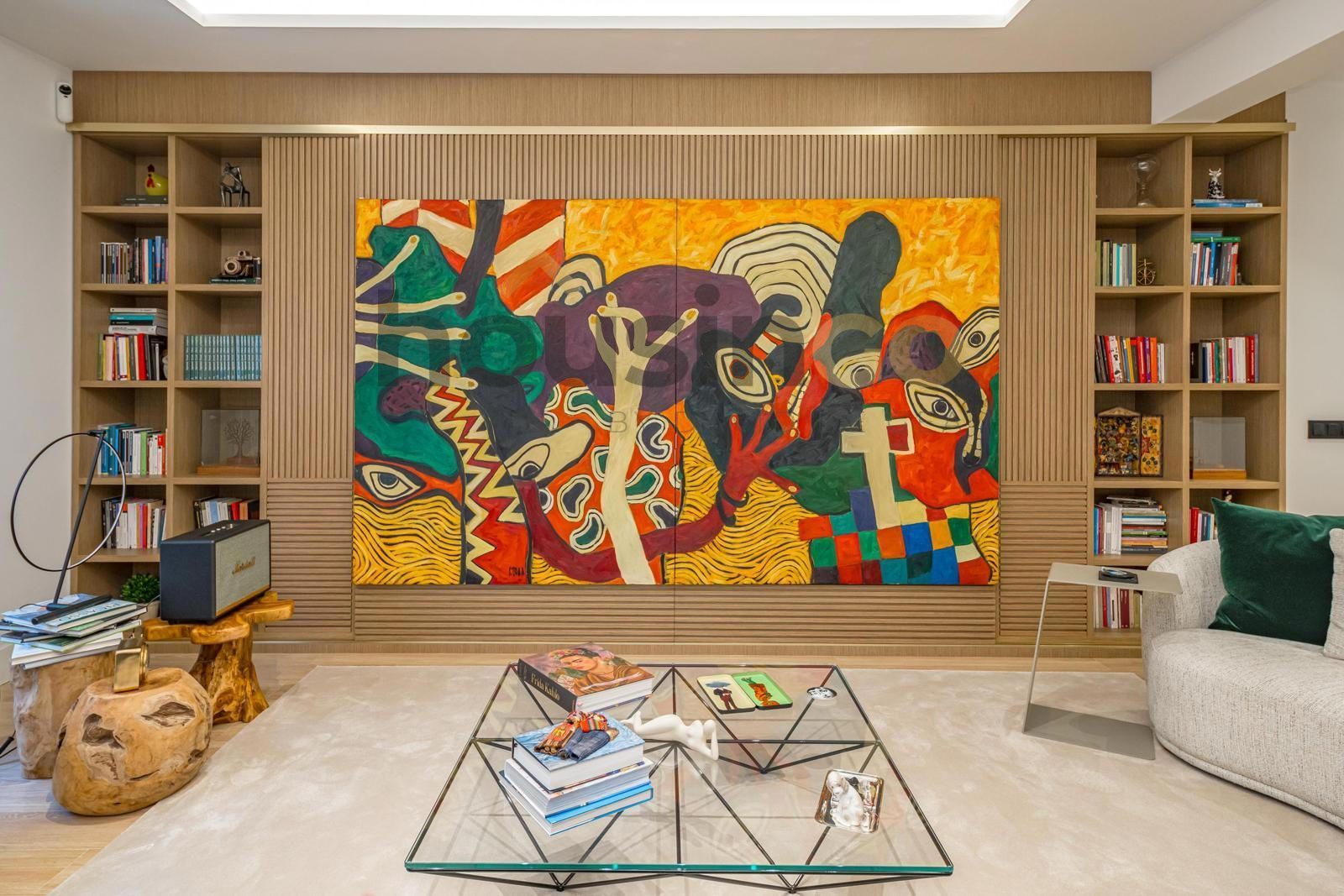 Sala d'estar de Pis en venda en  Madrid Capital amb Calefacció, Terrassa i Traster