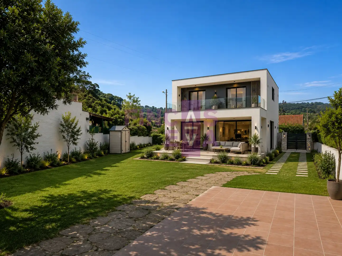 Jardín de Casa o chalet en venta en Vilanova del Vallès con Calefacción, Jardín privado y Terraza