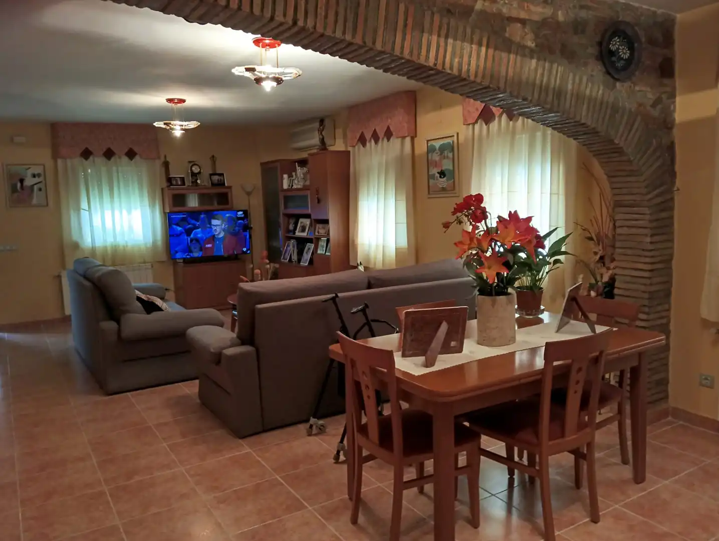 Sala d'estar de Casa o xalet en venda en Creixell amb Aire condicionat, Calefacció i Jardí privat