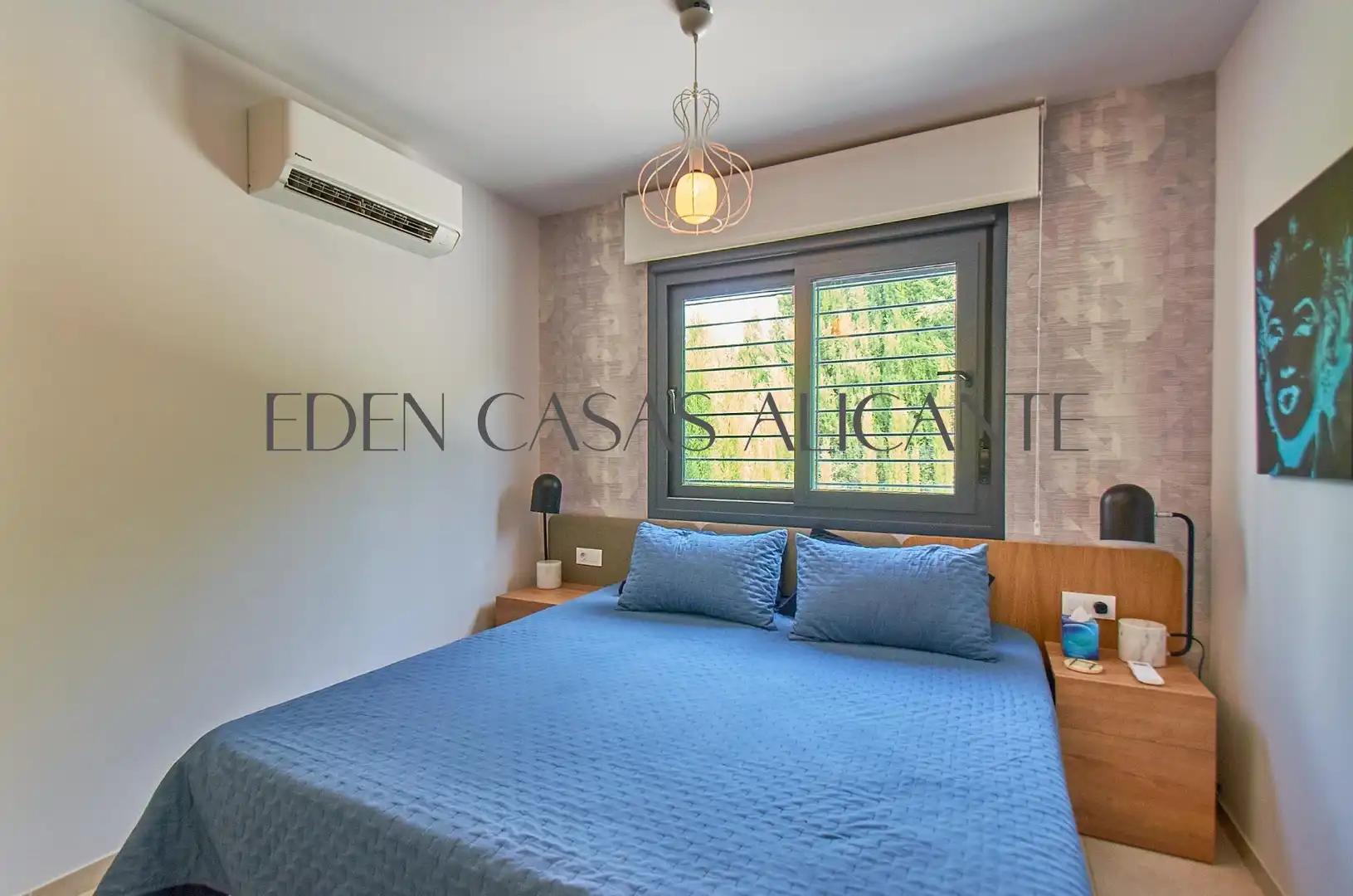 Habitación de Casa adosada en venta en Busot con Aire acondicionado, Calefacción y Jardín privado