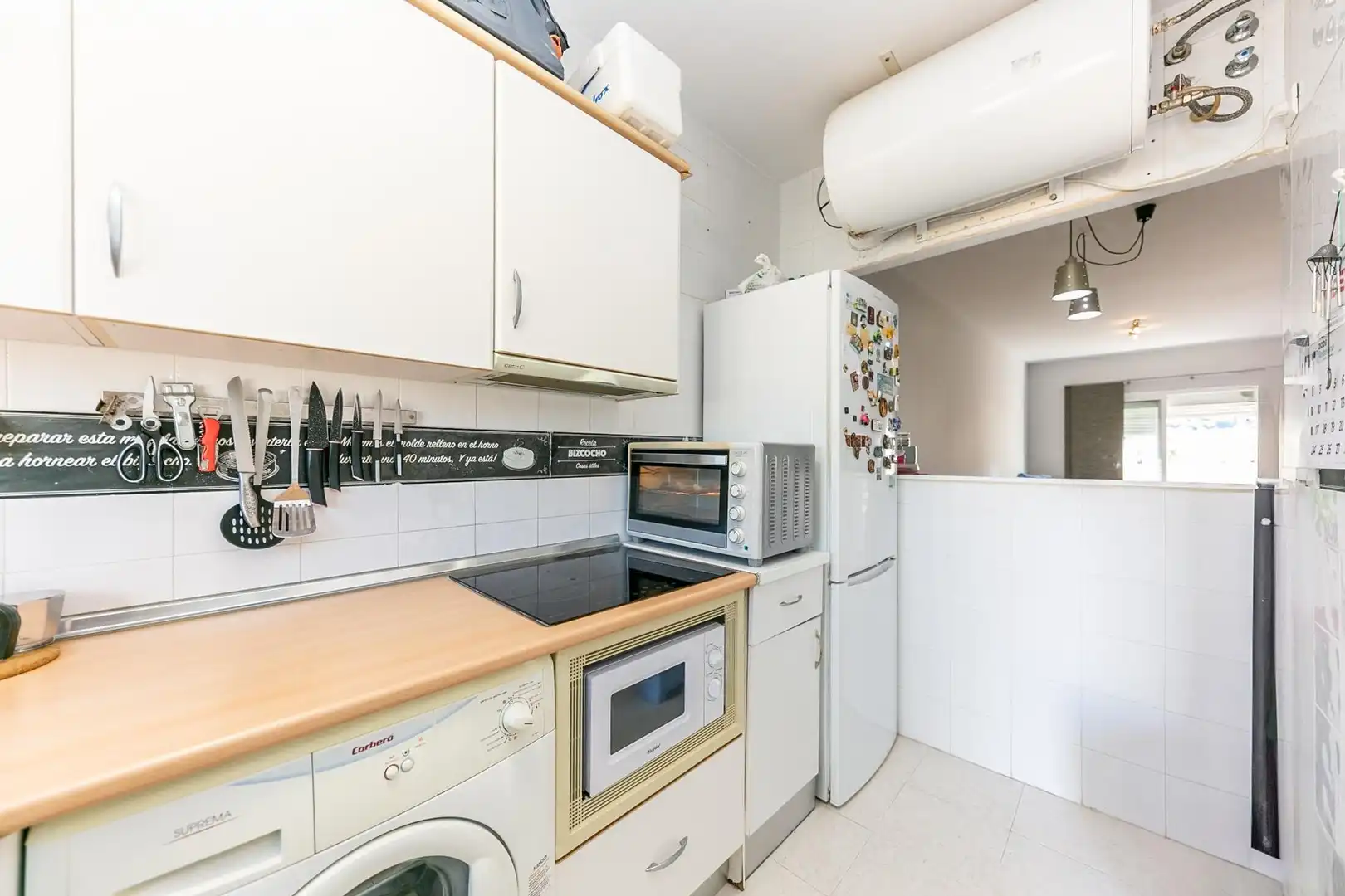 Cocina de Dúplex en venta en Benalmádena con Aire acondicionado, Calefacción y Jardín privado