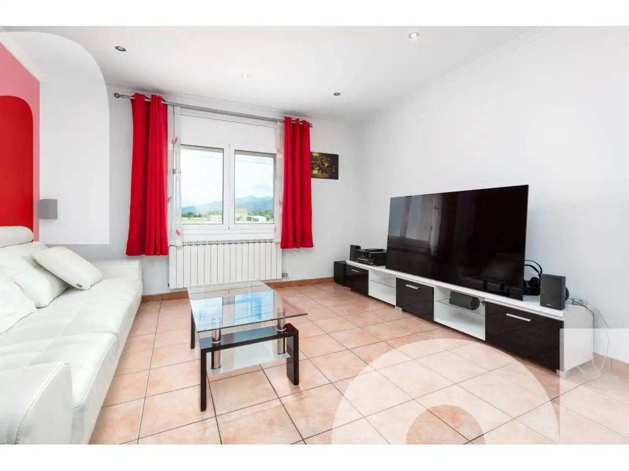 Living room of Country homes for sale in Les Franqueses del Vallès  with Air Conditioner, Heating and Private garden