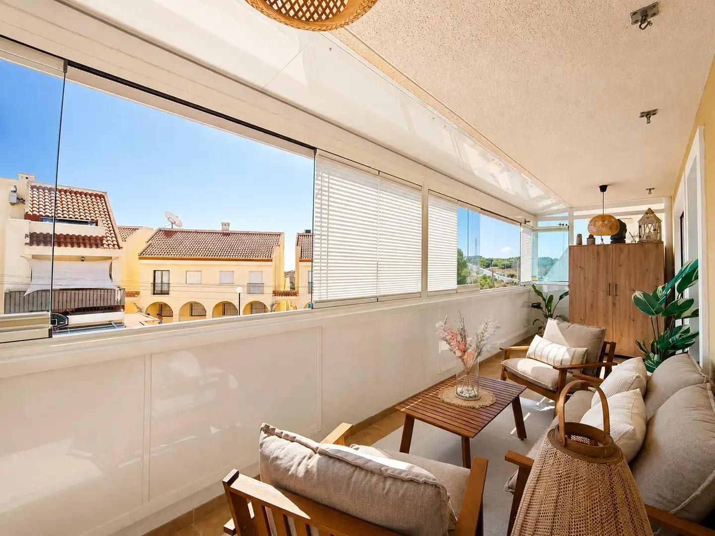 Terrace of Flat for sale in Santa Pola  with Air Conditioner, Heating and Parquet flooring