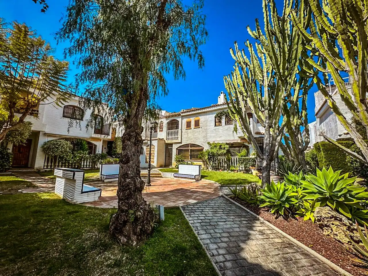 Jardín de Casa o chalet en venta en Santa Pola con Aire acondicionado, Terraza y Amueblado