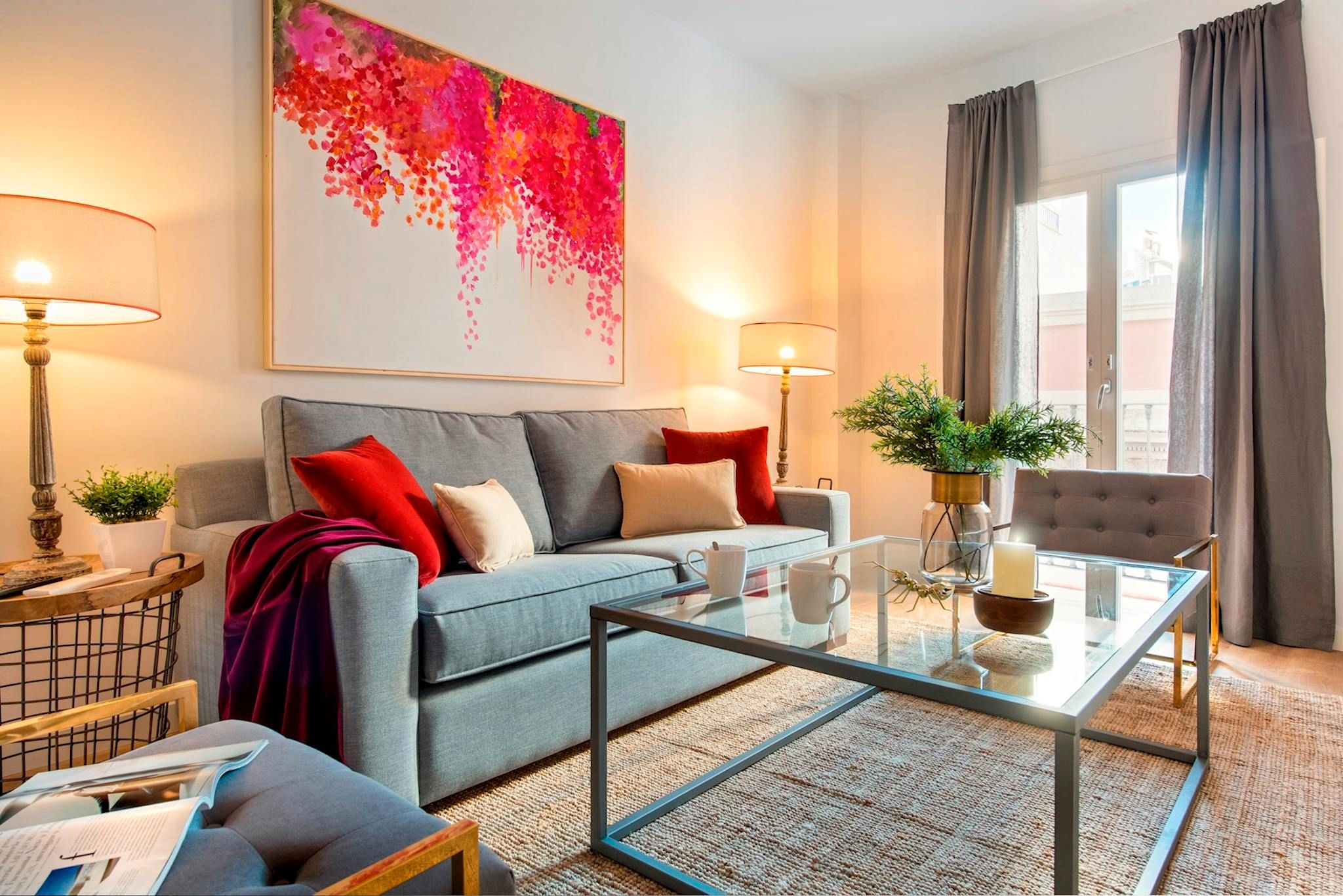 Living room of Flat to rent in  Sevilla Capital  with Air Conditioner, Heating and Washing machine