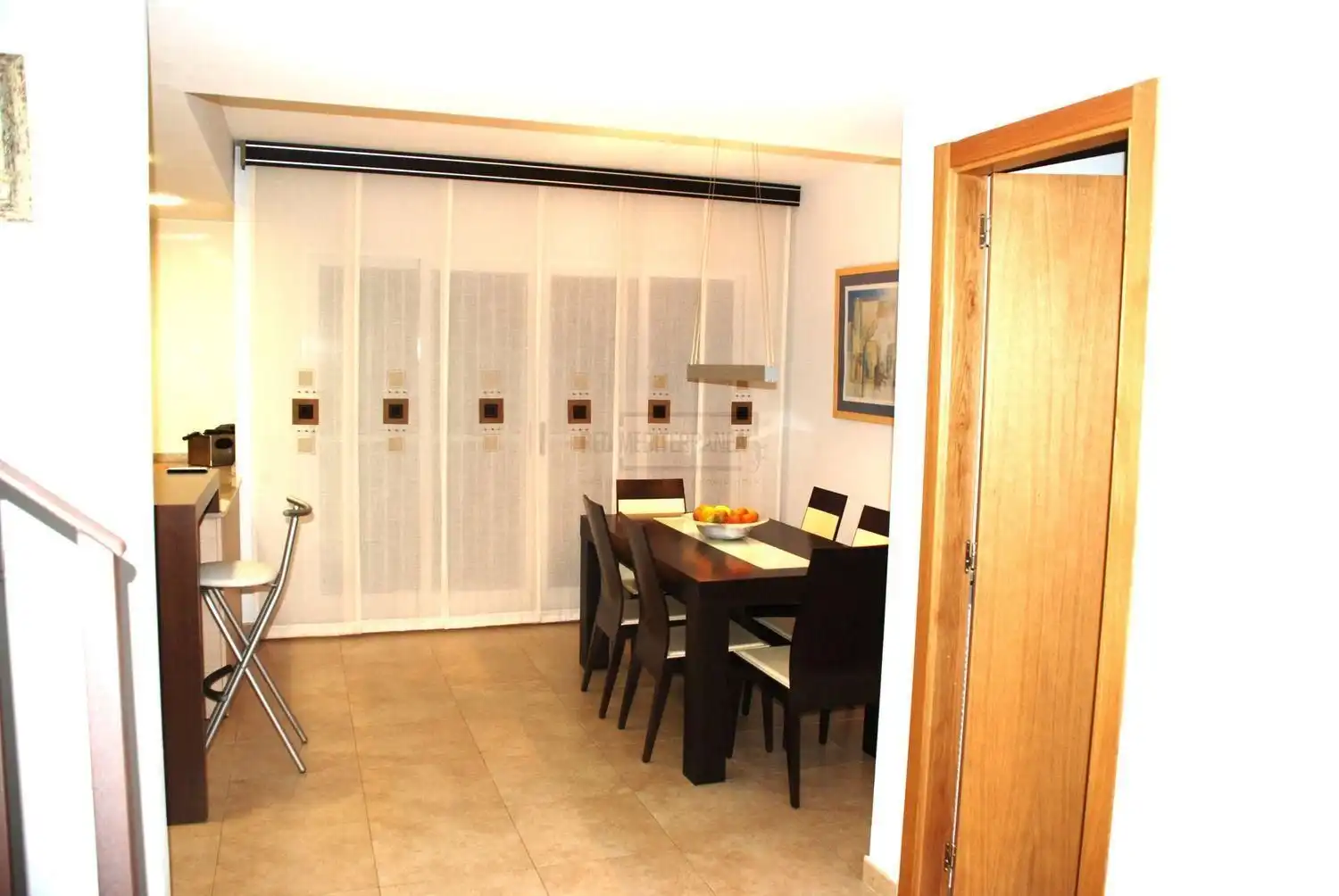 Esszimmer von Einfamilien-Reihenhaus zum Verkauf in Gandia mit Klimaanlage, Terrasse und Abstellraum