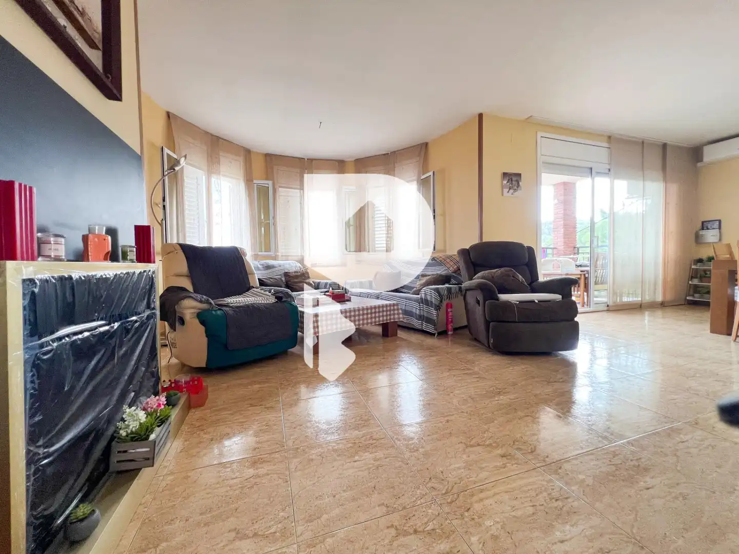 Living room of Houses for sale in Corbera de Llobregat  with Air Conditioner, Terrace and Storage room