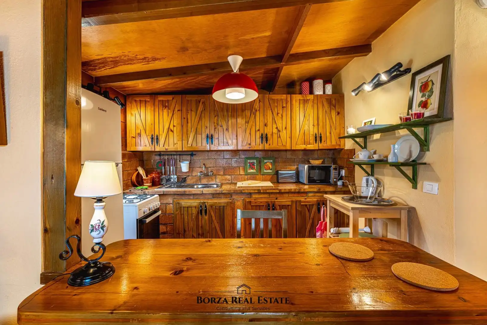 Cocina de Finca rústica de alquiler en Granadilla de Abona con Aire acondicionado, Jardín privado y Terraza