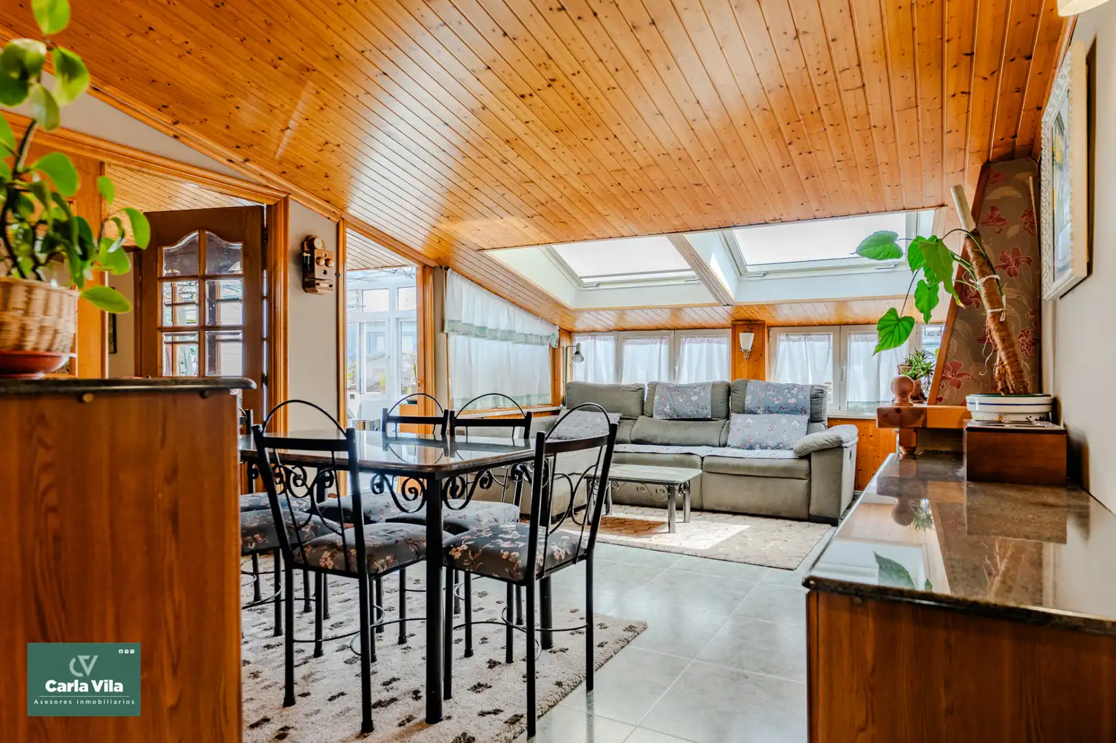 Dining room of Flat for sale in Lugo  with Heating, Parquet flooring and Furnished