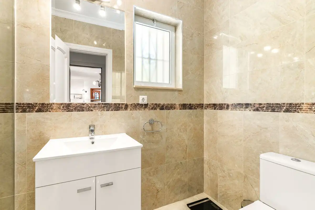 Baño de Casa o chalet en venta en Mijas con Aire acondicionado, Calefacción y Jardín privado