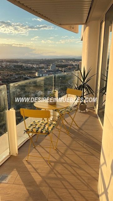 Terrace of Flat to rent in  Valencia Capital  with Air Conditioner, Heating and Parquet flooring