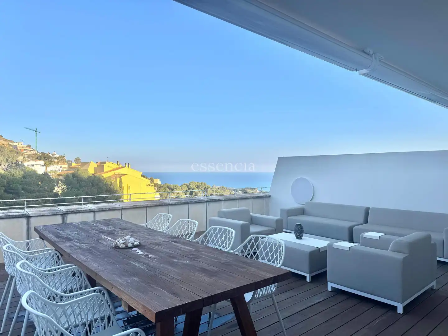 Terraza de Apartamento en venta en Altea con Amueblado y Piscina comunitaria