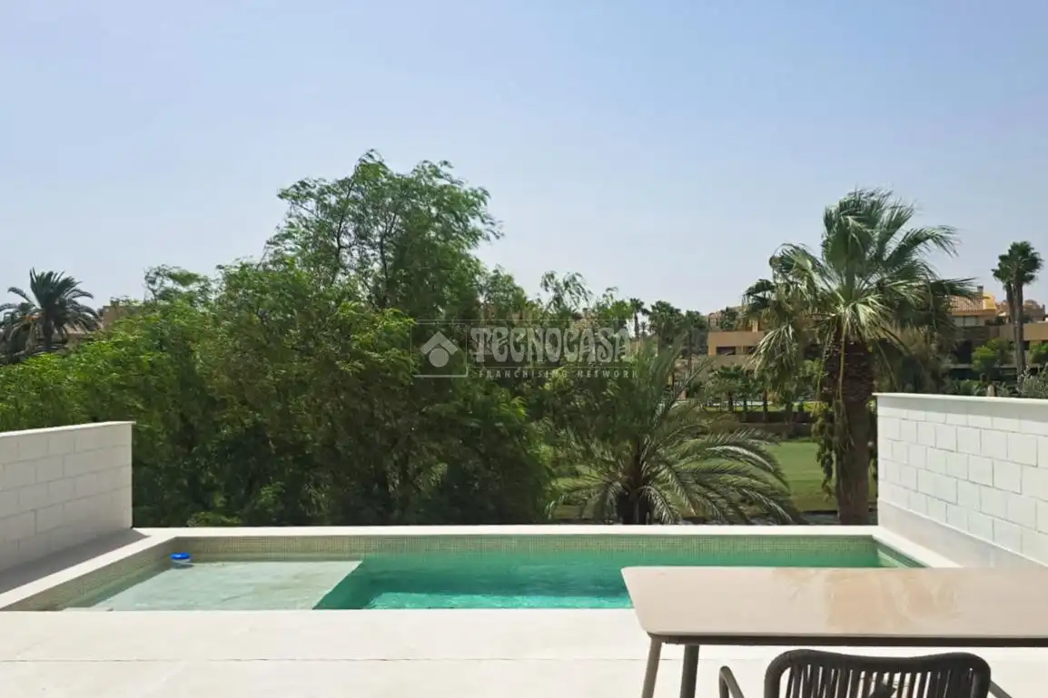 Terrassa de Casa adosada en venda en Vera amb Jardí privat, Terrassa i Piscina