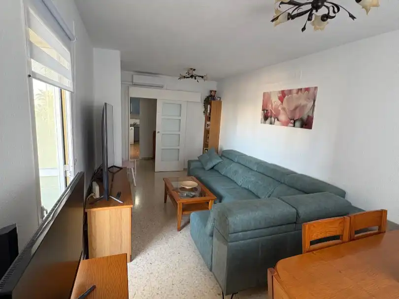 Sala d'estar de Pis en venda en Torremolinos amb Aire condicionat, Terrassa i Balcó