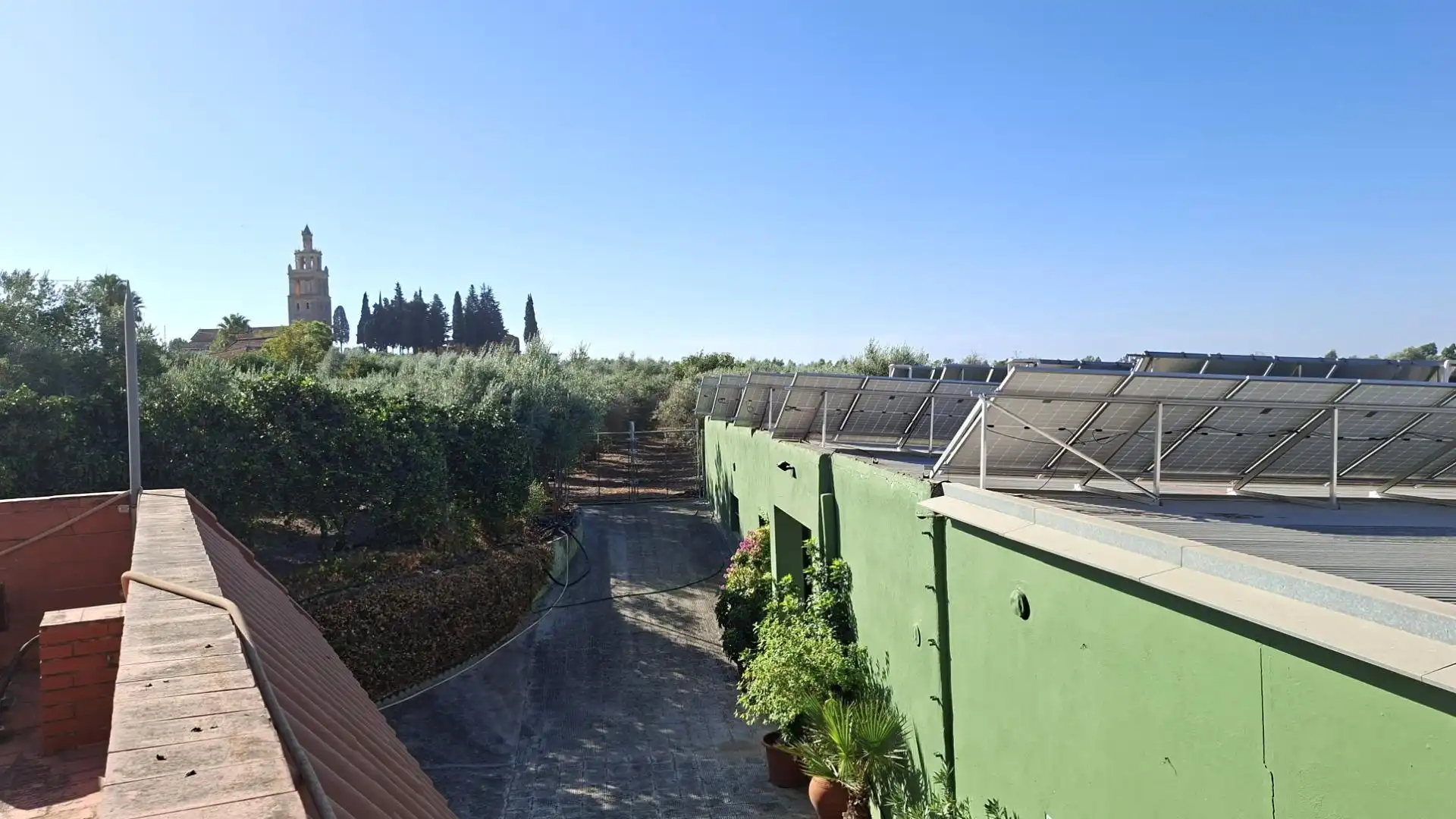 Garten von Country house zum Verkauf in Villanueva del Río y Minas mit Klimaanlage, Abstellraum und Schwimmbad