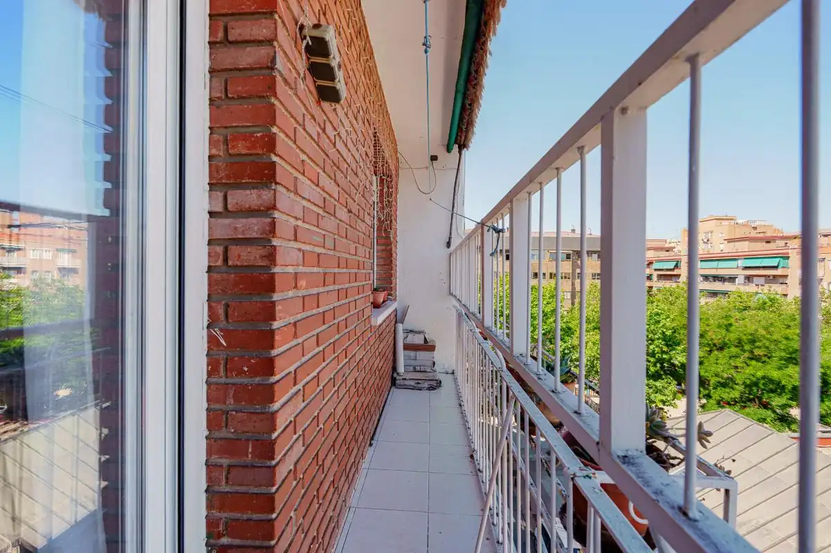 Balcony of Flat for sale in Madrid  with Heating, Terrace and Balcony