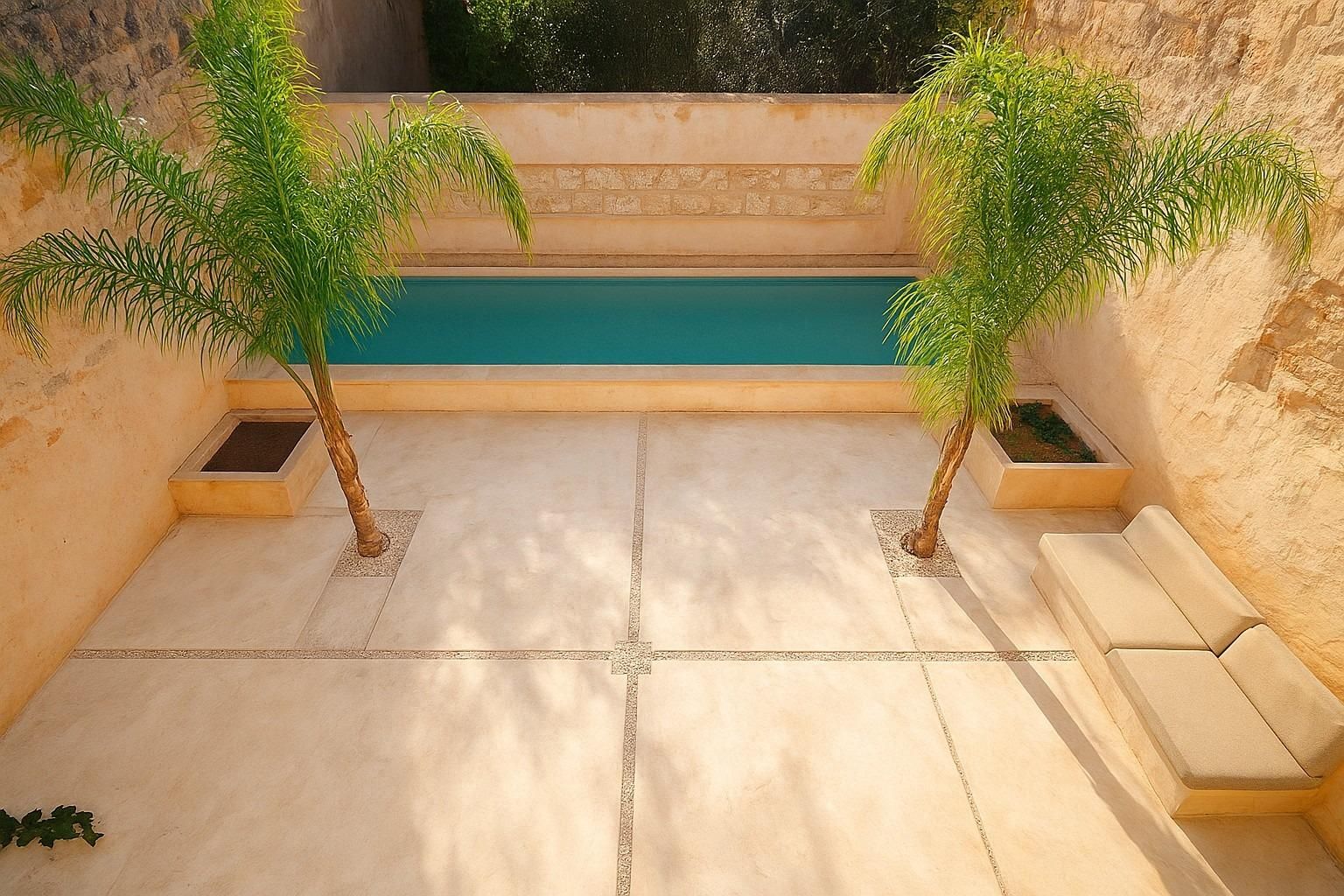 Piscina de Casa adosada en venda en Sa Pobla amb Aire condicionat, Calefacció i Jardí privat