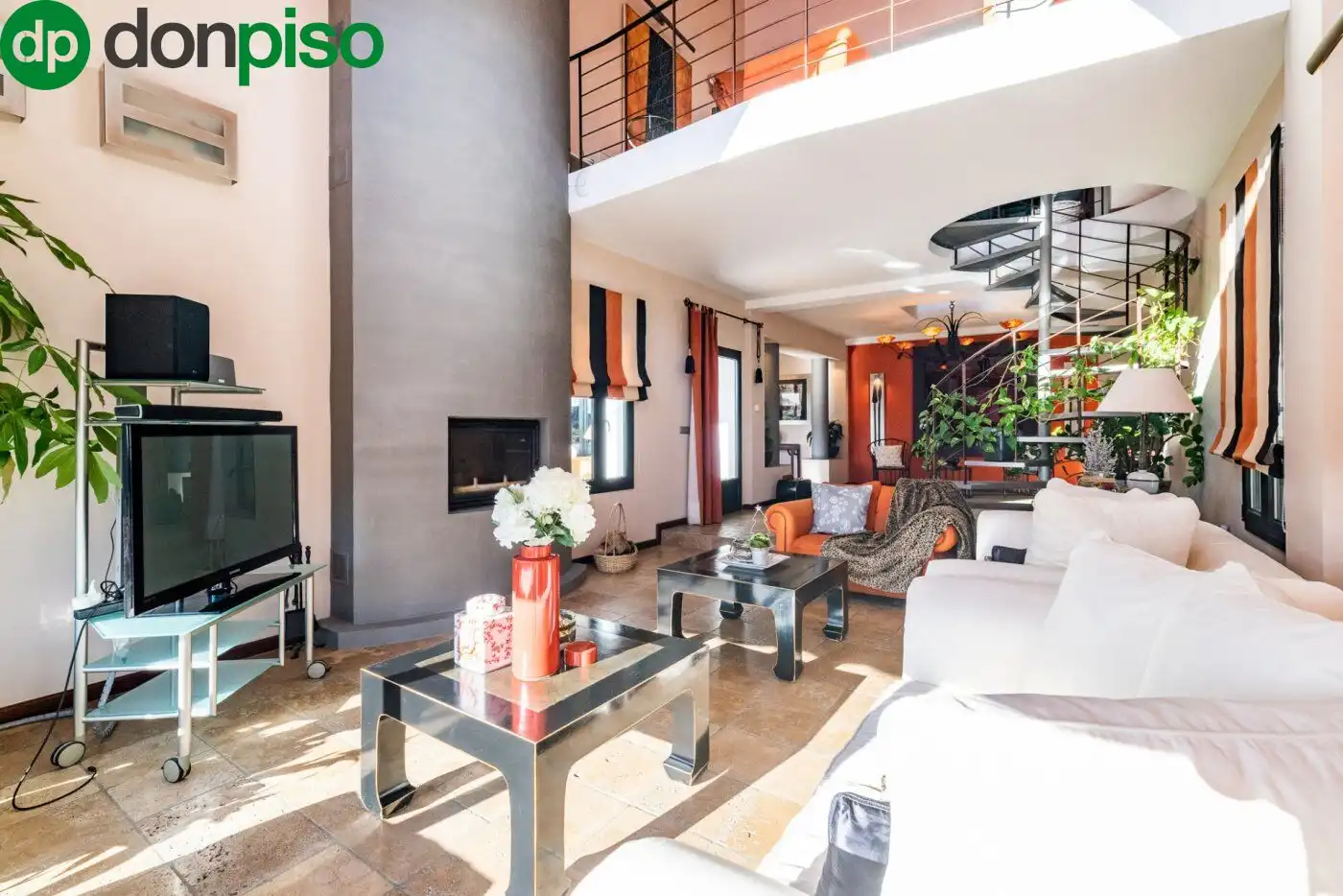 Sala de estar de Casa o chalet en venta en Albolote con Jardín privado, Terraza y Trastero
