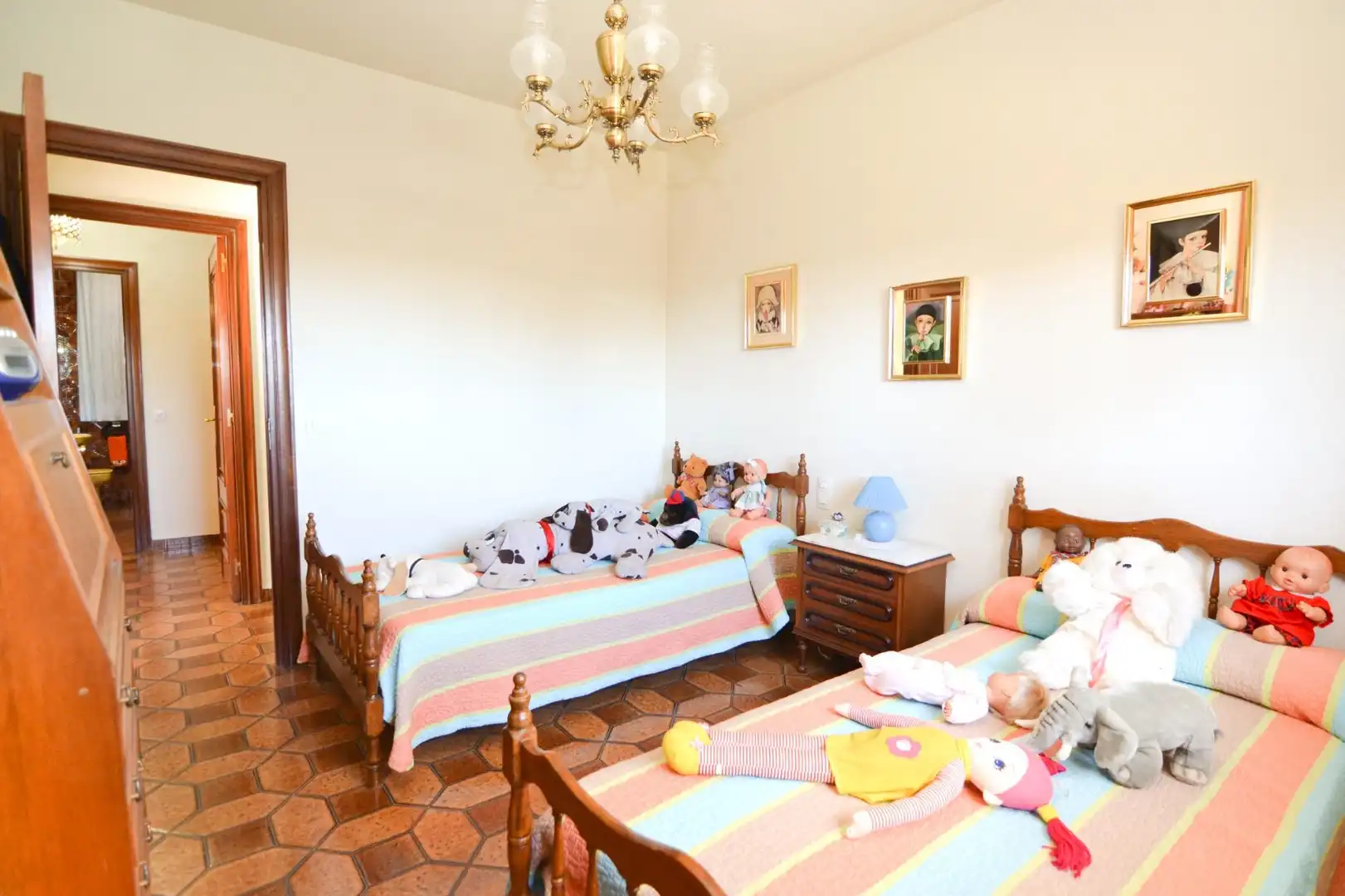 Bedroom of Houses for sale in El Escorial  with Heating, Private garden and Terrace