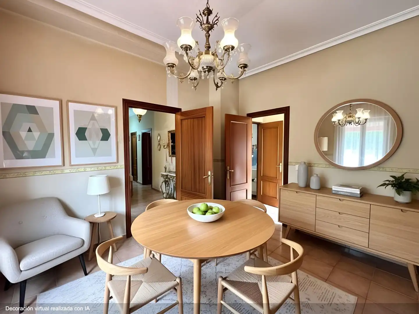 Comedor de Casa o chalet en venta en Madroñera con Aire acondicionado, Calefacción y Jardín privado