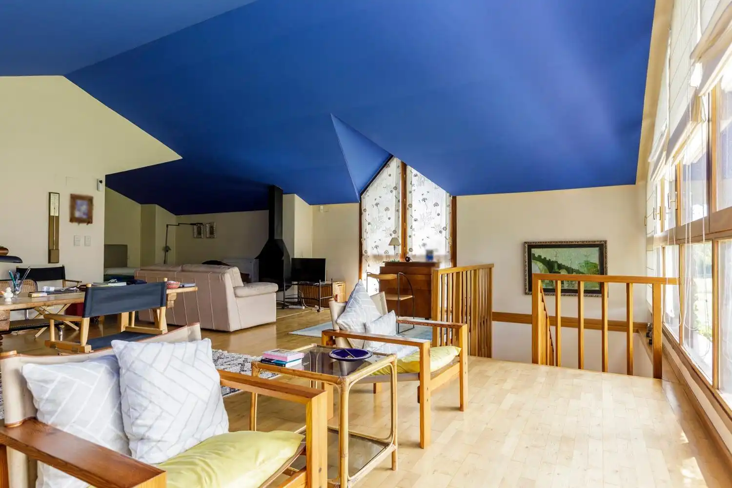 Sala d'estar de Casa o xalet en venda en Zaragoza amb Aire condicionat, Calefacció i Jardí privat