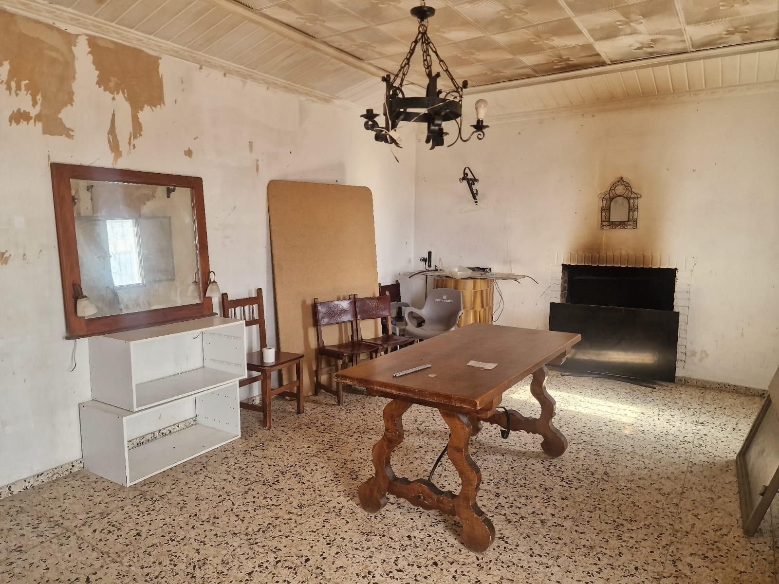 Sala d'estar de Finca rústica en venda en L'Olleria amb Jardí privat, Terrassa i Traster