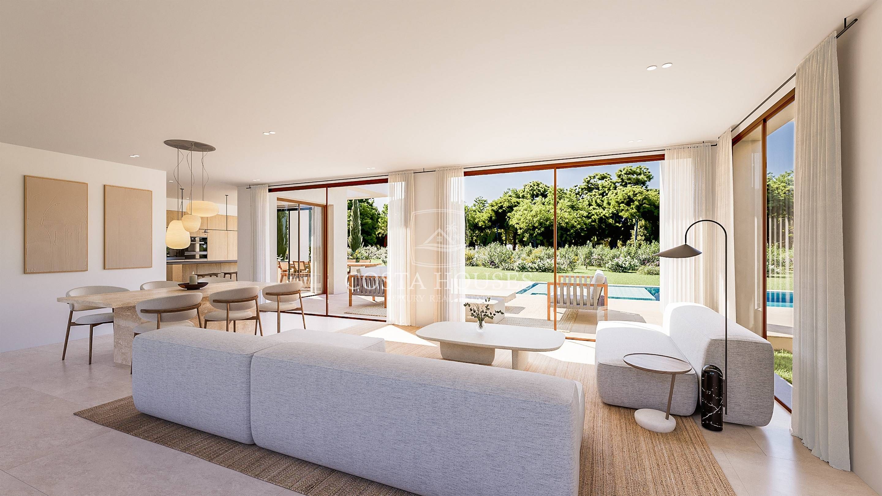 Sala d'estar de Casa o xalet en venda en Jávea / Xàbia amb Aire condicionat, Calefacció i Jardí privat