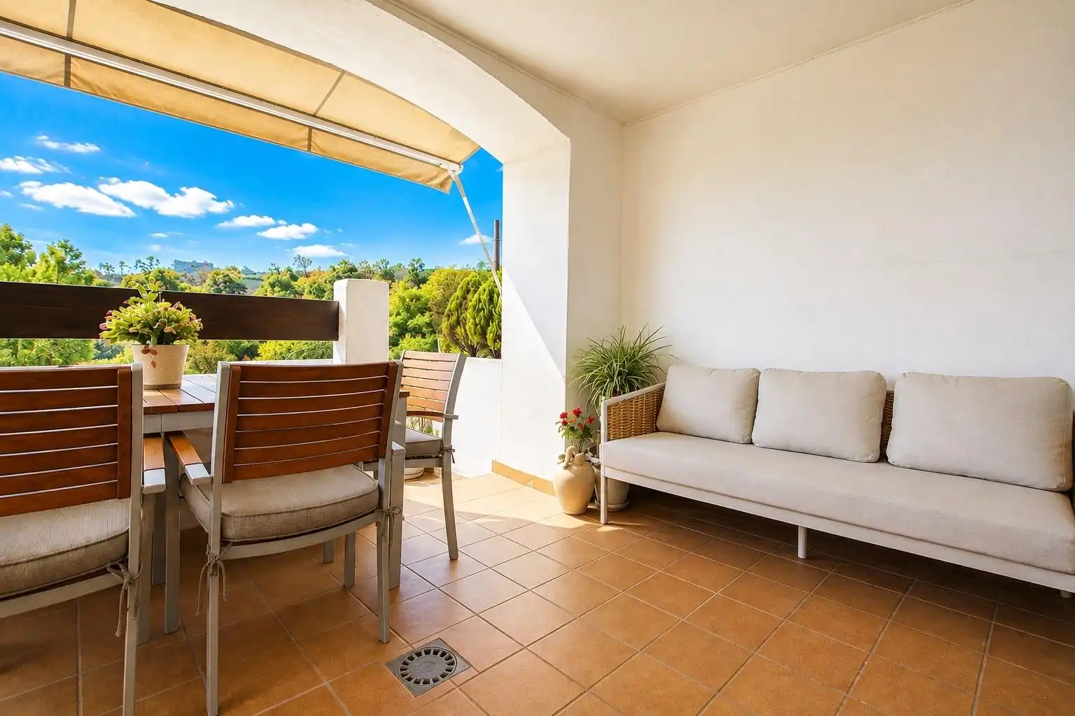 Terrassa de Dúplex en venda en Benalmádena amb Aire condicionat, Calefacció i Jardí privat