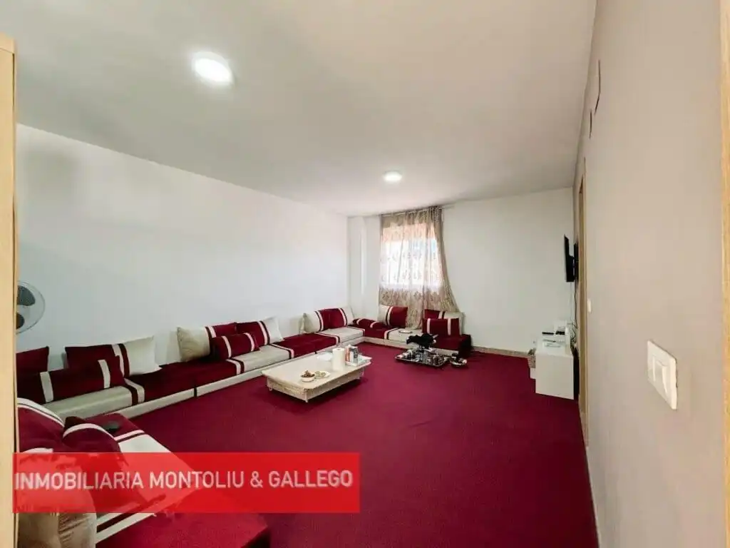 Living room of Flat for sale in Almazora / Almassora  with Terrace, Furnished and Balcony