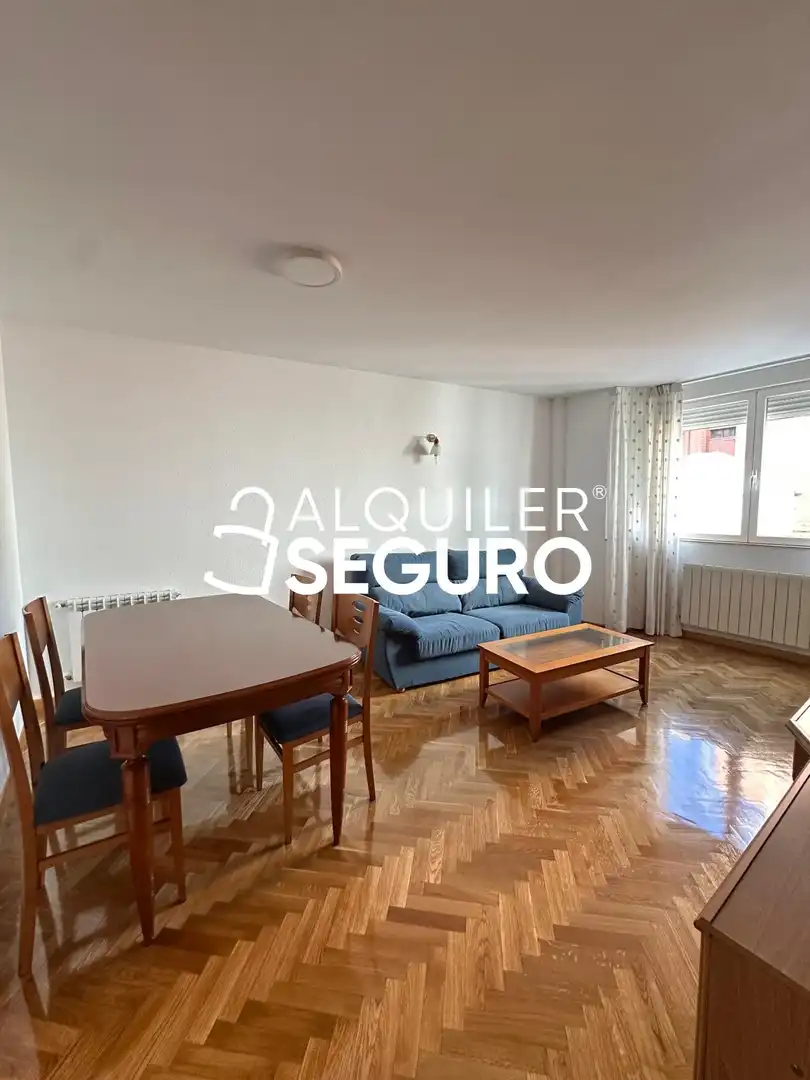 Sala de estar de Piso de alquiler en Alcorcón con Calefacción y Amueblado