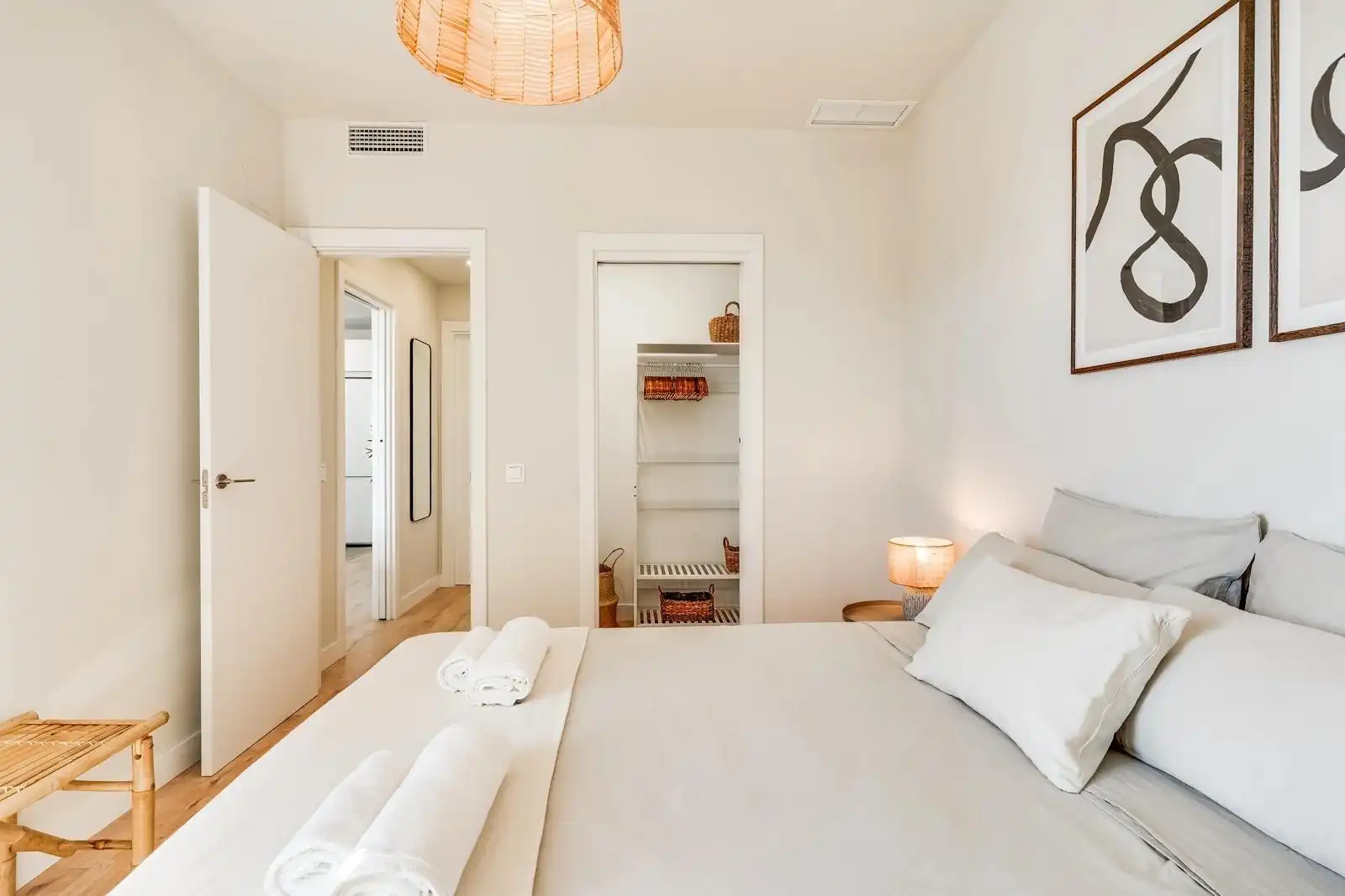 Schlafzimmer von Wohnungen zum Verkauf in Málaga mit Klimaanlage, Heizung und Terrasse