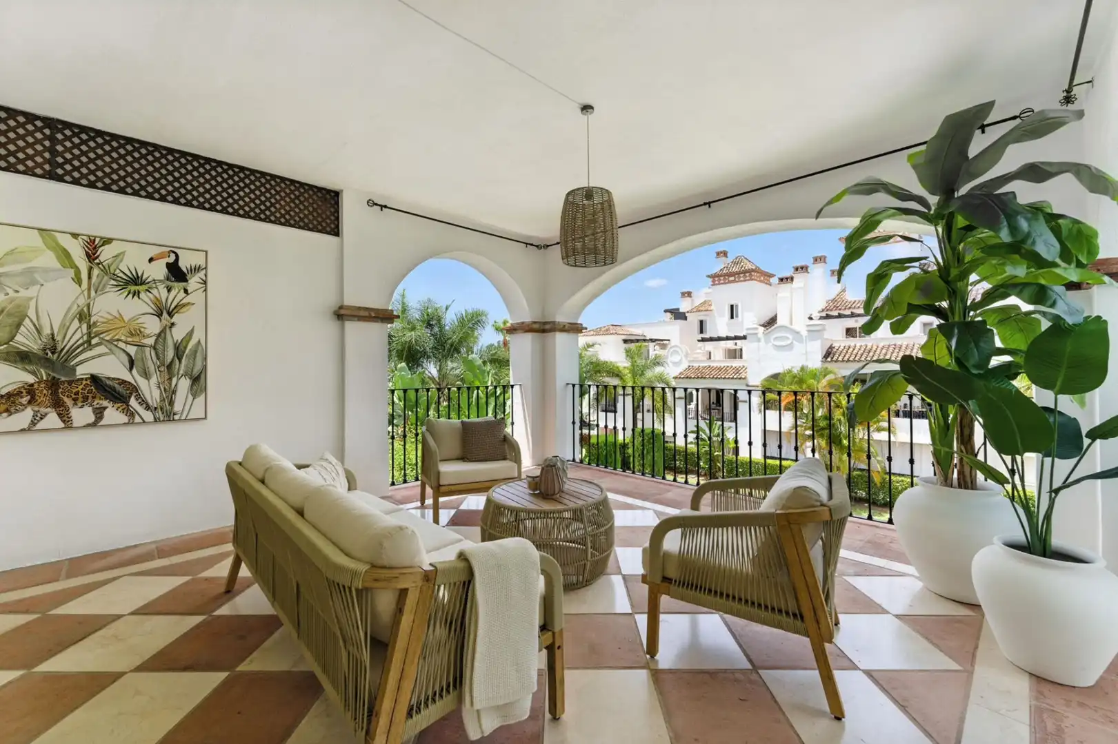 Terrassa de Apartament de lloguer en Marbella amb Aire condicionat, Terrassa i Traster