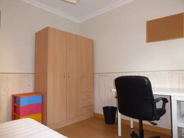 Schlafzimmer von Wohnung zur Miete in Málaga mit Klimaanlage, Terrasse und Möbliert