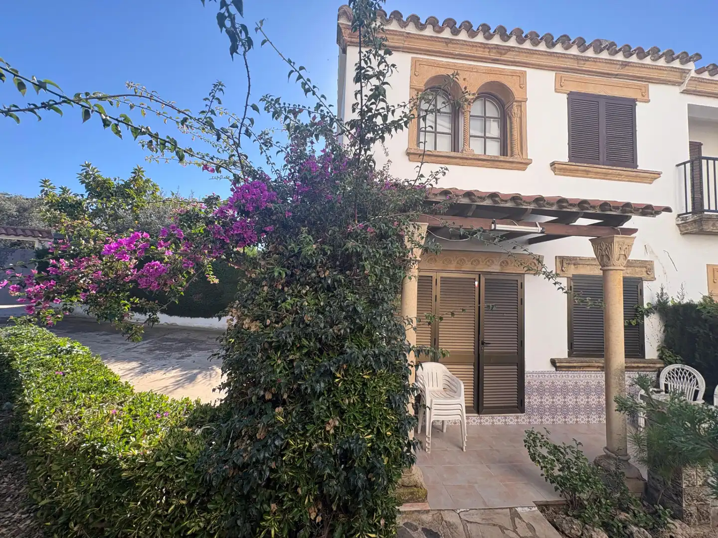 Exterior view of Detached homes for sale in Cambrils  with Air Conditioner, Private garden and Parquet flooring