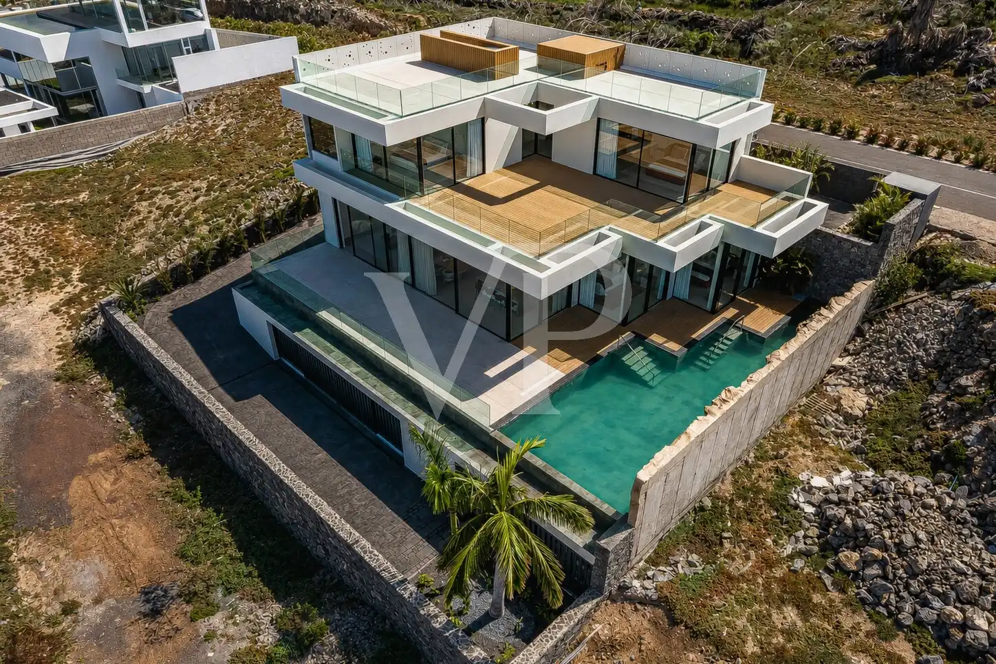 Außenansicht von Haus oder Chalet zum Verkauf in Guía de Isora mit Klimaanlage, Terrasse und Sauna