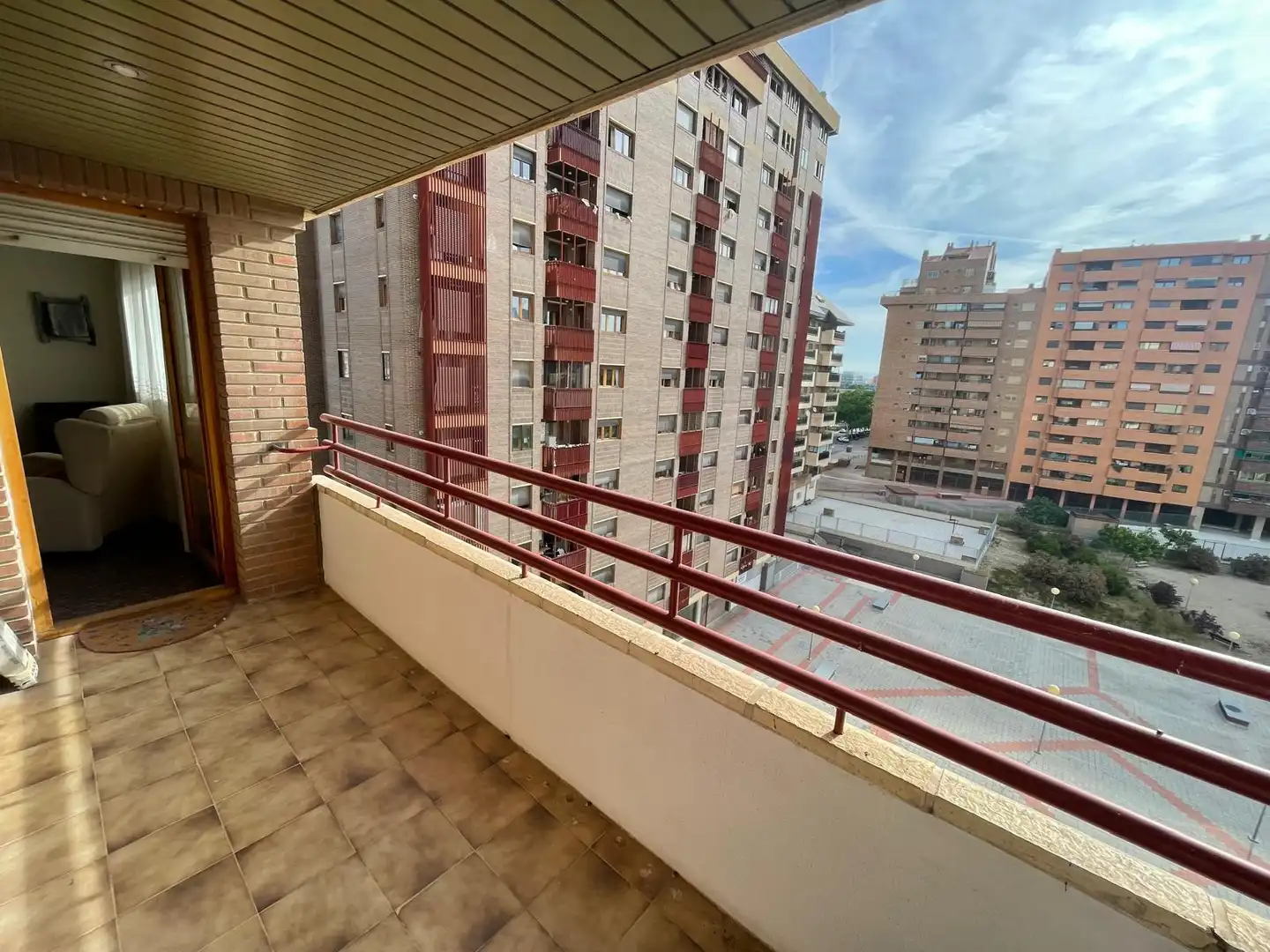 Terraza de Piso de alquiler en Zaragoza con Aire acondicionado, Calefacción y Terraza