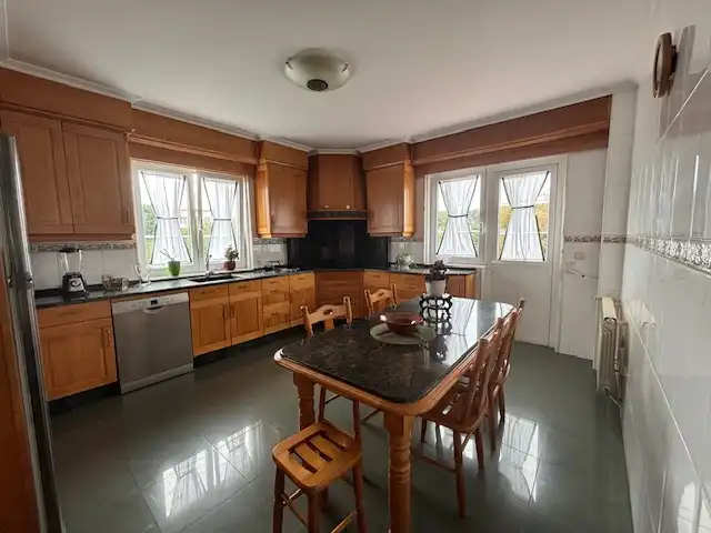 Kitchen of Houses for rent in Ferrol  with Heating, Private garden and Parquet flooring
