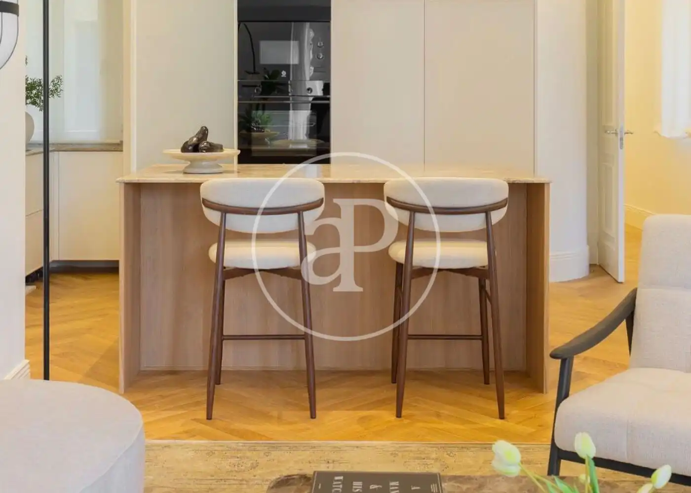 Kitchen of Flat for sale in Madrid  with Air Conditioner, Heating and Storage room