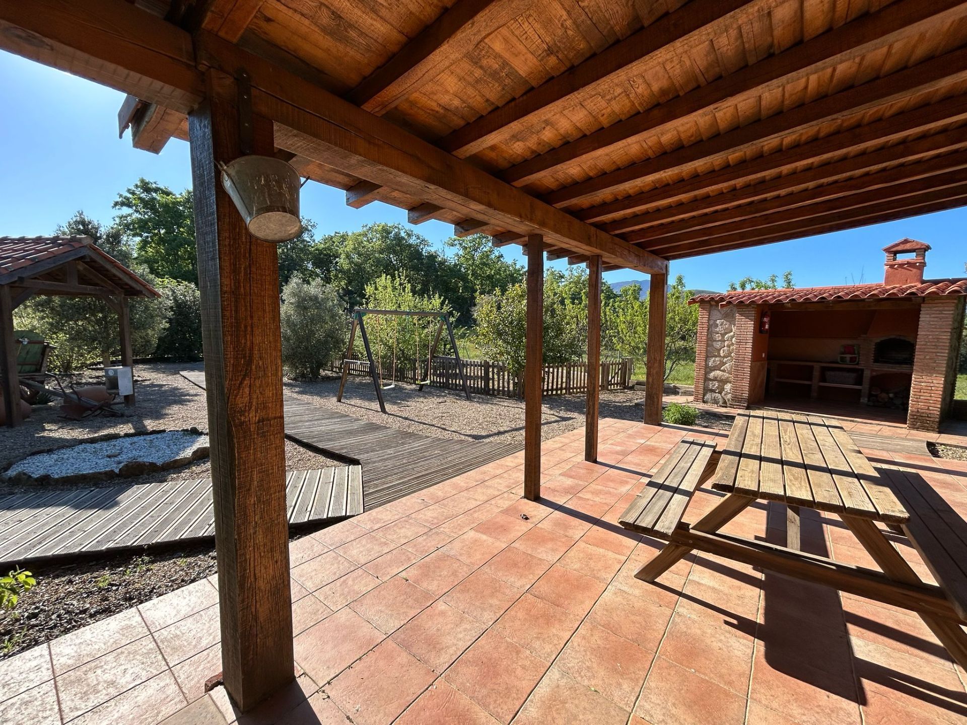 Terrace of Country house for sale in Hoyos  with Heating, Private garden and Storage room