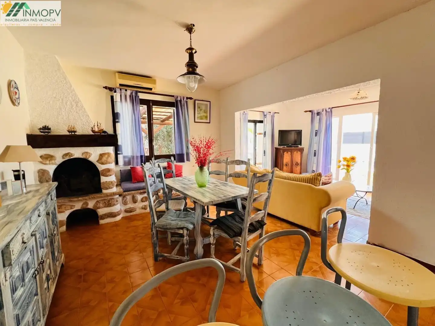 Dining room of Houses for sale in Vinaròs  with Air Conditioner, Heating and Private garden