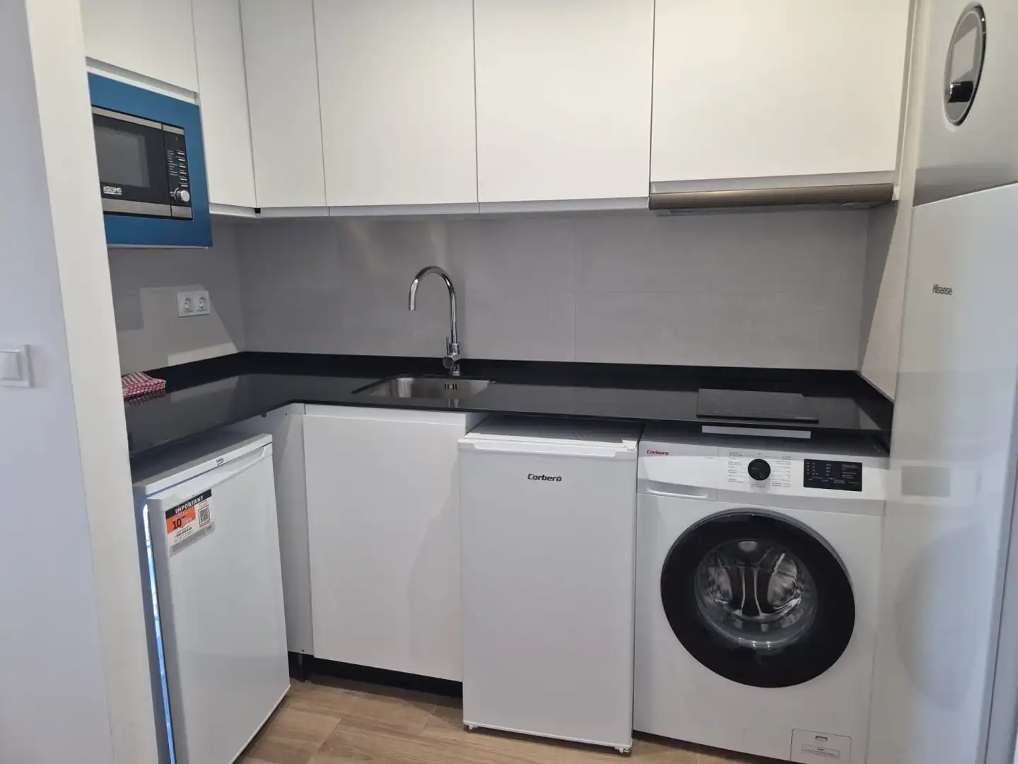 Cuina de Apartament de lloguer en Badajoz amb Aire condicionat, Calefacció i Terrassa