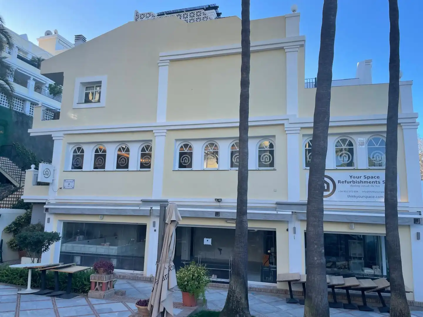 Außenansicht von Büro zur Miete in Marbella mit Klimaanlage