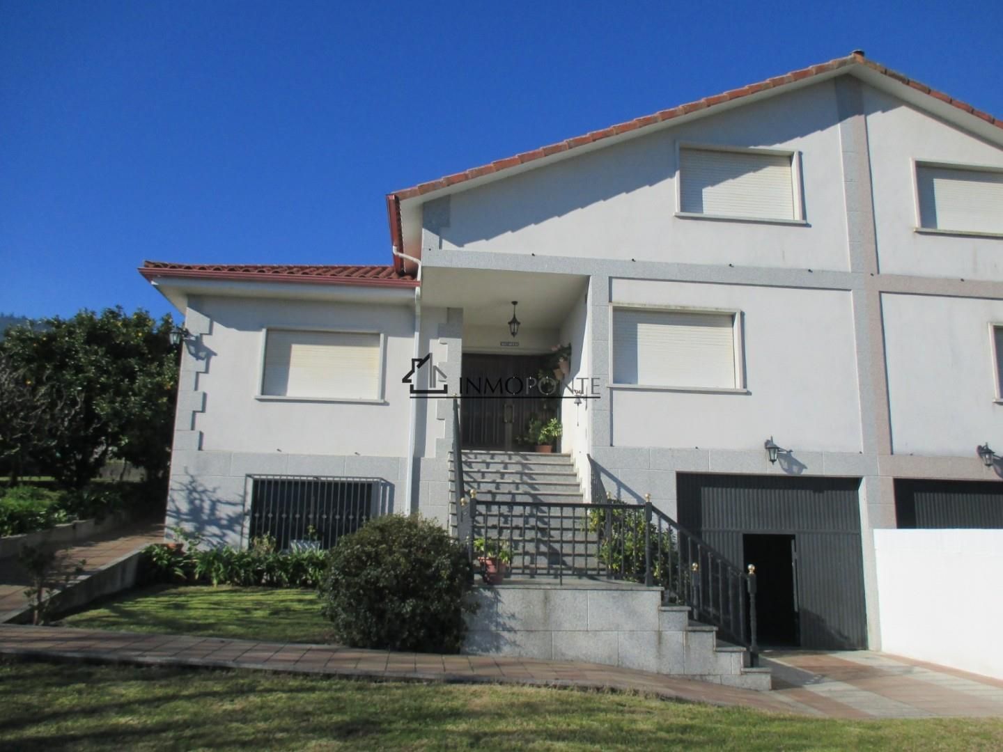 Vista exterior de Casa adosada en venta en Campo Lameiro con Jardín privado